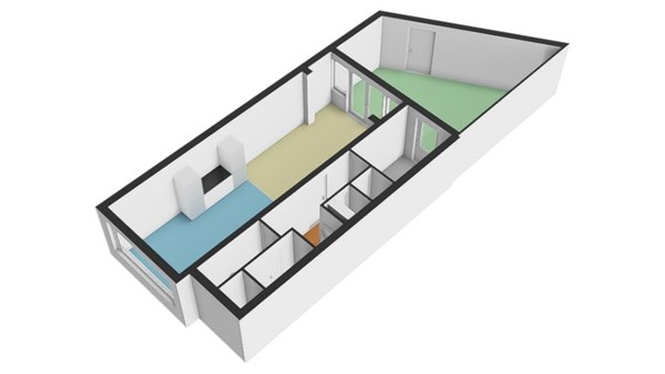 Floorplan - Vierambachtsstraat 42A, 3023 AP Rotterdam